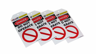 Custom Design Plastic Safety Tag for High Performance Applications