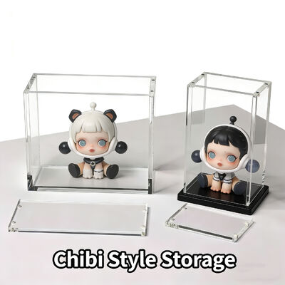Custom Durable Hobby Display Case  Dust-Proof Tabletop Toy Figure Collectibles Display Box