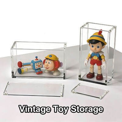 Custom Durable Hobby Display Case  Dust-Proof Tabletop Toy Figure Collectibles Display Box