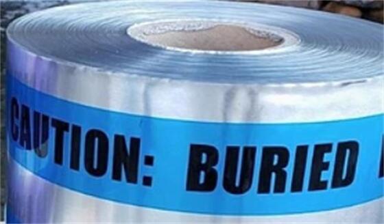 Custom Printed Logo 3" X 1000' Safety Tape Roll Detectable Underground PE Warning Tape