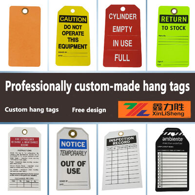 Industrial Custom Printed Lockout Tag, Die Cut Lockout Tags Custom Size For Equipment Safety Warning