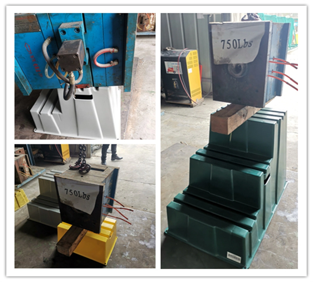 Soporte plástico del paso del multicolor con capacidad de carga 500lb 4