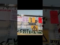 Eye Wash/Shower Inspection Tag, Emergency Shower & Eye Wash Test Record, 5 3/4 In Height