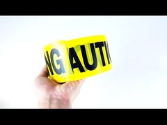 cinta impermeable de la seguridad de la barricada de la resistencia de abrasión 1.6mil del 1000ft los 3in alta