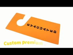 Etiqueta plástica de la seguridad