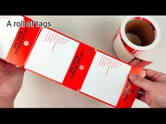 Etiqueta de seguridad de los plásticos