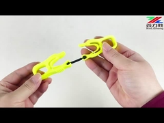 Cintas de cinturón para guantes de trabajo ecológicos 16,26 cm longitud total para minería / techado