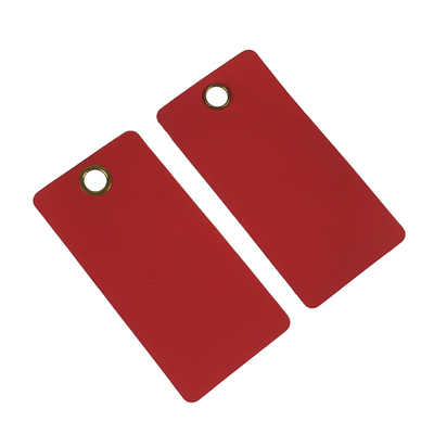 Etiqueta de seguridad de plástico de larga duración y alta durabilidad con diseño personalizado