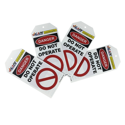 Etiqueta de seguridad de plástico de logotipo personalizado para una durabilidad duradera y duradera