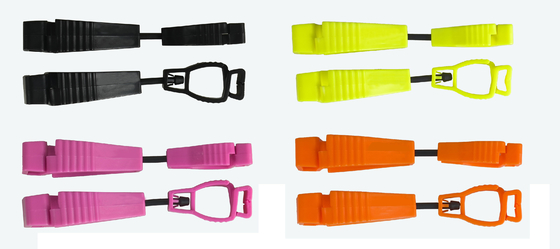 Grampos para guantes de plástico en bolsas