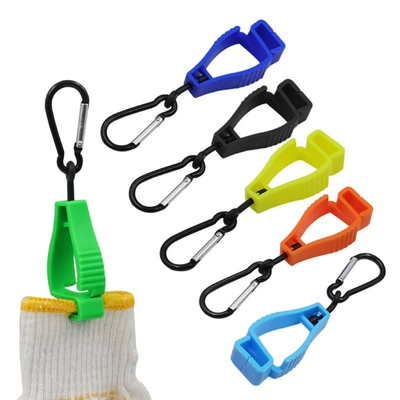 Clips para guantes de plástico con logotipo personalizado multicolor Clips de seguridad para trabajos laborales