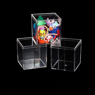 Color personalizado Formas personalizadas Caja de acrílico PS con embalaje personalizado
