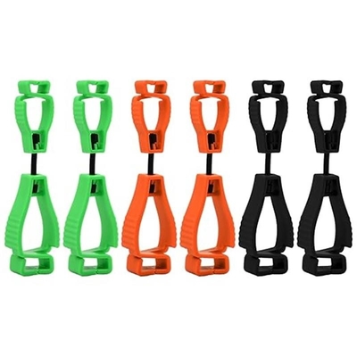 Logotipo personalizado y color de la construcción hombre de seguridad guante de protección clip