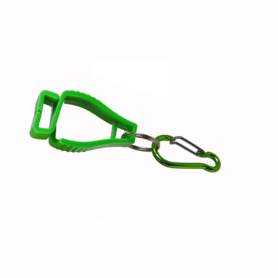 Guantes de trabajo de seguridad de aleación de aluminio de plástico POM personalizados Antiperdida Gancho no resbaladizo Clips de sujetador de fijación