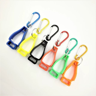 Fabrica de venta al por mayor de productos de trabajo de seguridad del trabajo personalizado antiperdida no resbaladizo multi-color de alta resistencia del porta guantes clip