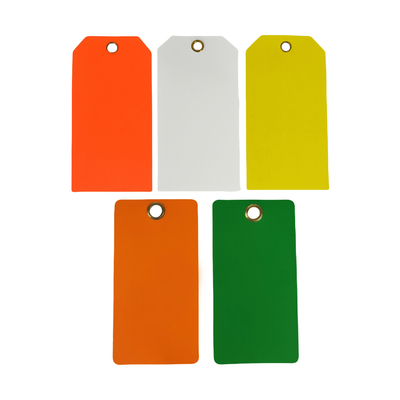Etiqueta de PVC en blanco Vinyl Impreso de logotipo impermeable Etiqueta de plástico para equipaje de regalo