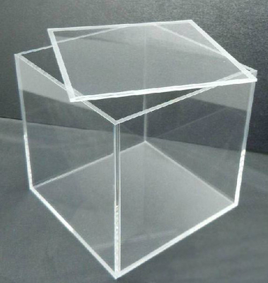Caja de visualización acrílica personalizada con impresión de logotipo - espesor de 2 mm / 3 mm / 5 mm