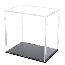Caja de exhibición acrílica apilable transparente personalizada para venta al por menor