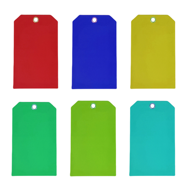 Personalizar Etiquetas Colgantes en Blanco Color Impermeables