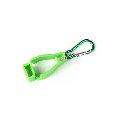 Safety Work Gloves Anti-lost Glove Grabber High Strength POM Plastic Fixing Buckle Glove Clip Holder With Dual Clips