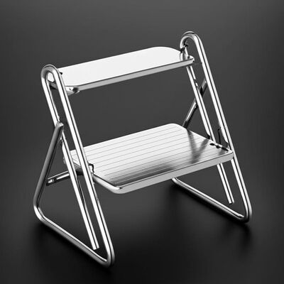 Estancia de escalones apilable que proporciona un soporte resistente y una opción de almacenamiento compacto adecuada para varios entornos profesionales