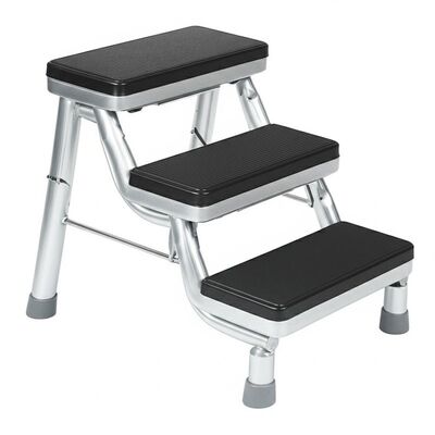 2 pasos paso taburete duradero ligero diseño plegable no resbaladizo superficie de la casa taburete otomano adecuado para la cocina baño