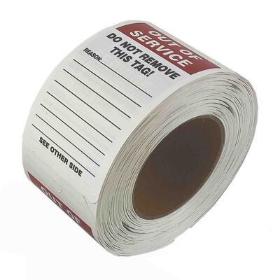 Etiqueta de seguridad de vinilo personalizada resistente al agua, resistente a las lágrimas, resistente a los rayos UV, rápida respuesta para productos de seguridad