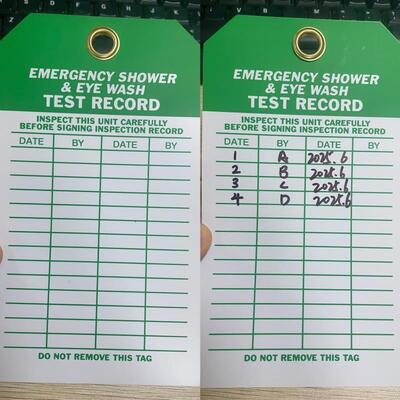 Logotipo personalizado de seguridad de plástico de alta visibilidad a prueba de agua para la identificación de seguridad de la etiqueta de bloqueo