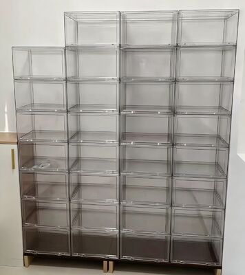 Caja de plástico transparente de gran tamaño para embalaje y almacenamiento