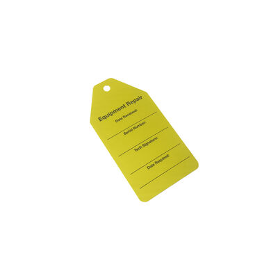 Etiqueta de seguridad de PVC impermeable personalizada con impresión digital para advertencia de equipo de etiquetado de bloqueo