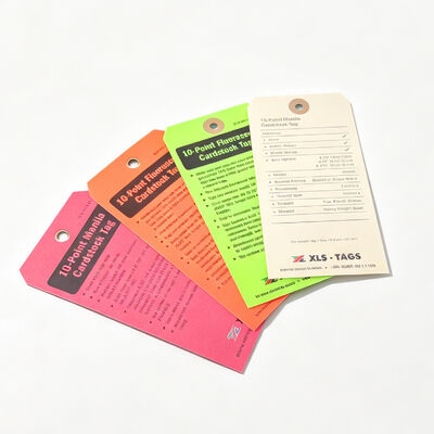 Etiqueta de suspensión de plástico resistente al desgarro impermeable personalizada para aplicaciones de seguridad industrial y bloqueo