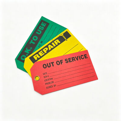 Etiqueta de seguridad LOTO de equipo de PVC impermeable personalizado, etiqueta de advertencia de mantenimiento de la máquina para el bloqueo de la etiqueta
